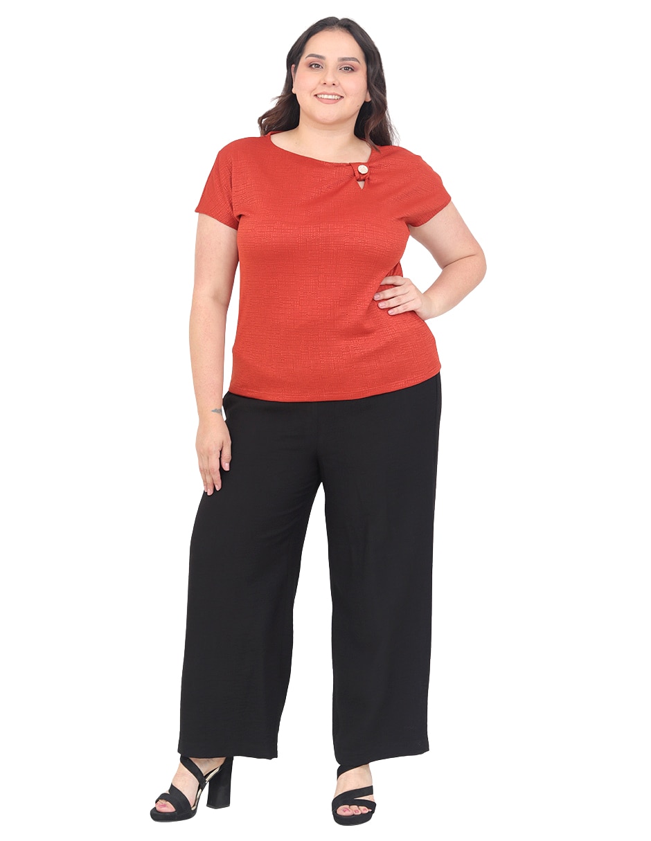 Blusa manga corta para mujer 4