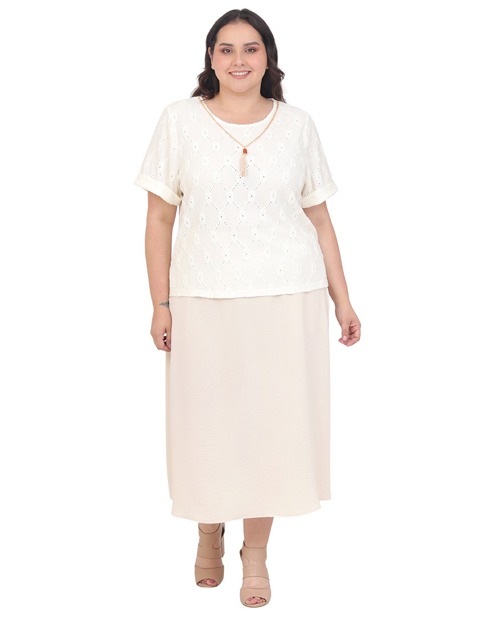 Blusa manga corta para mujer 5