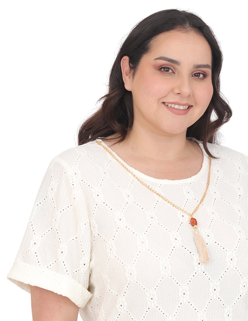 Blusa manga corta para mujer 6