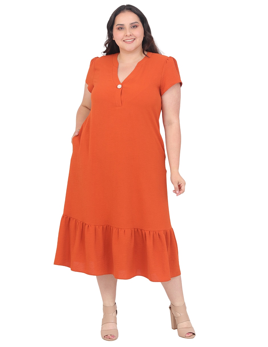 Vestido midi formal para mujer