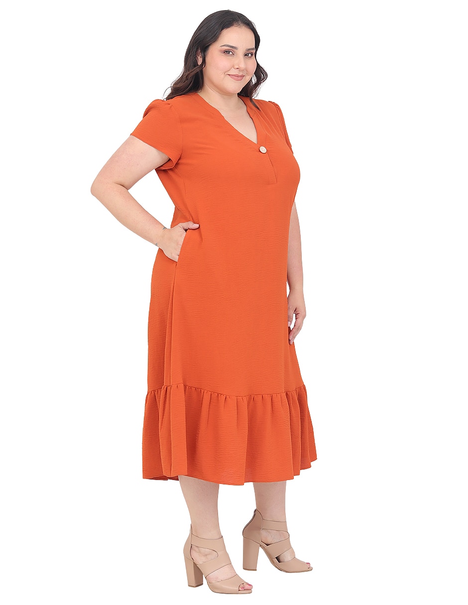 Vestido midi formal para mujer