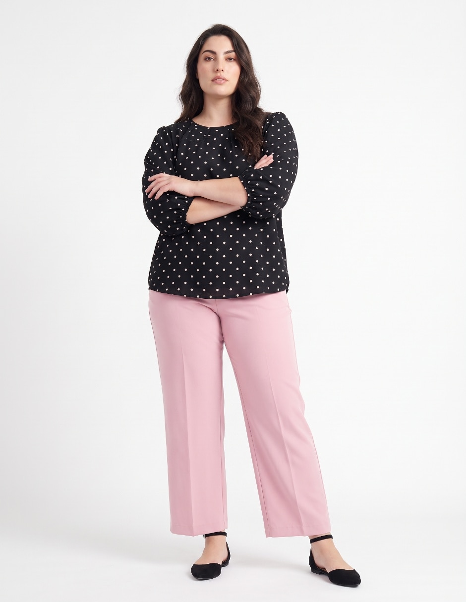 Blusa manga 3/4 para mujer 4