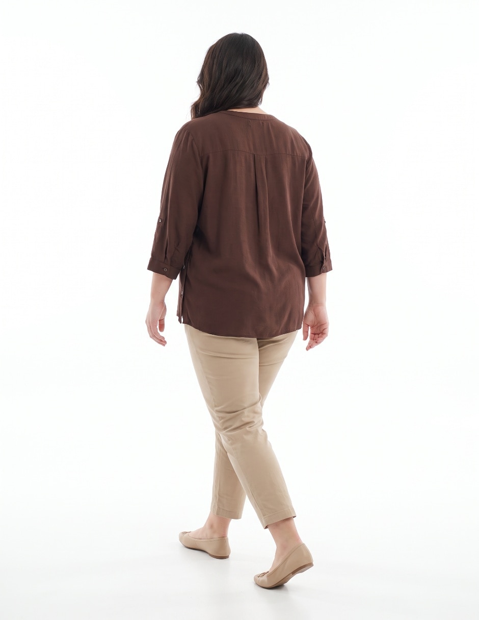 Blusa manga 3/4 para mujer 2