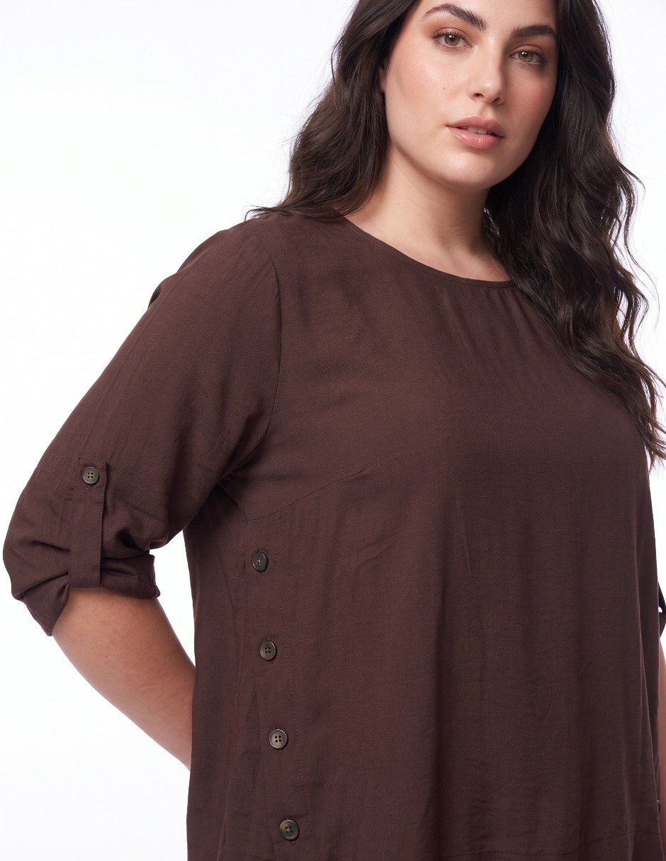 Blusa manga 3/4 para mujer 3