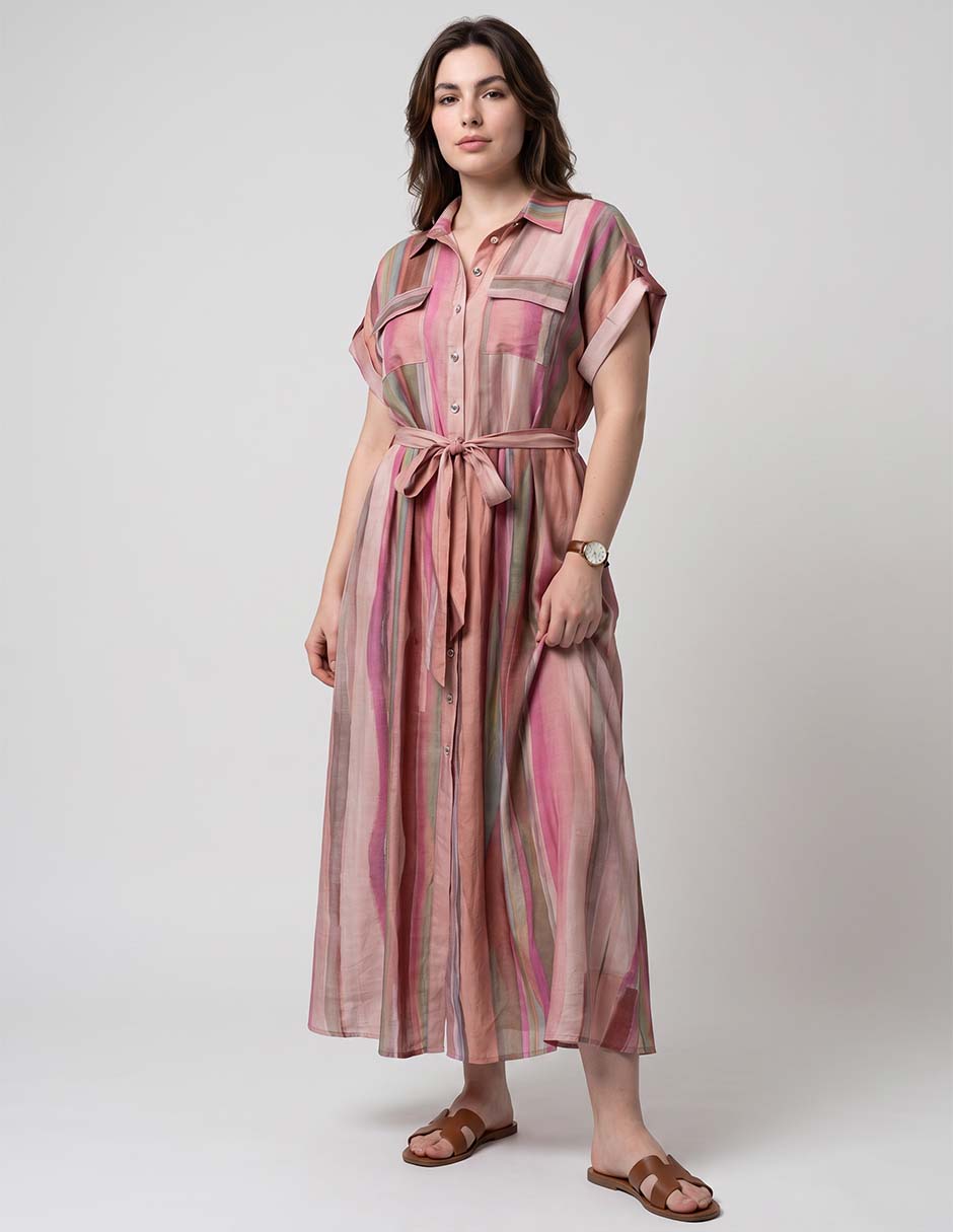 Vestido midi casual para mujer 1