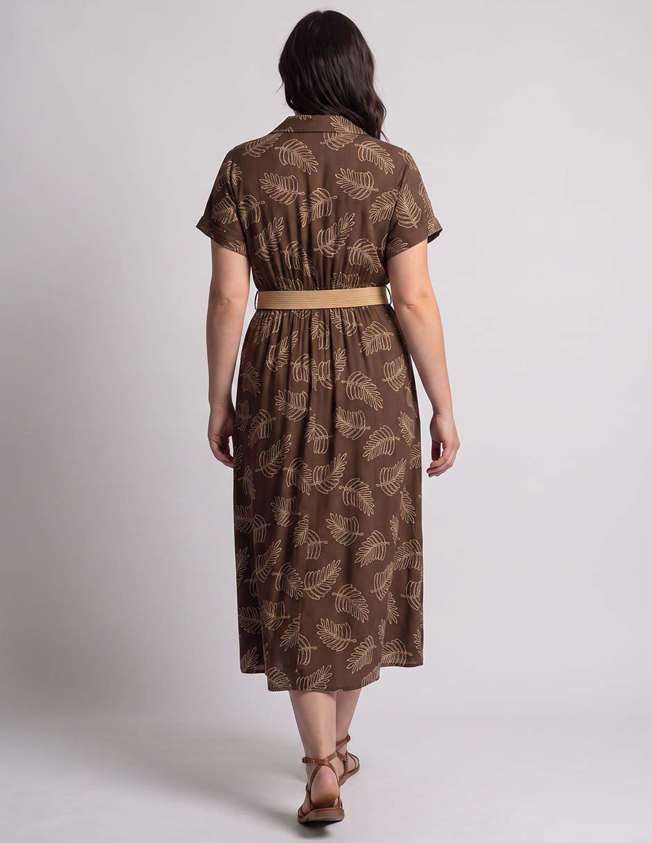 Vestido crop casual Davinchy para mujer