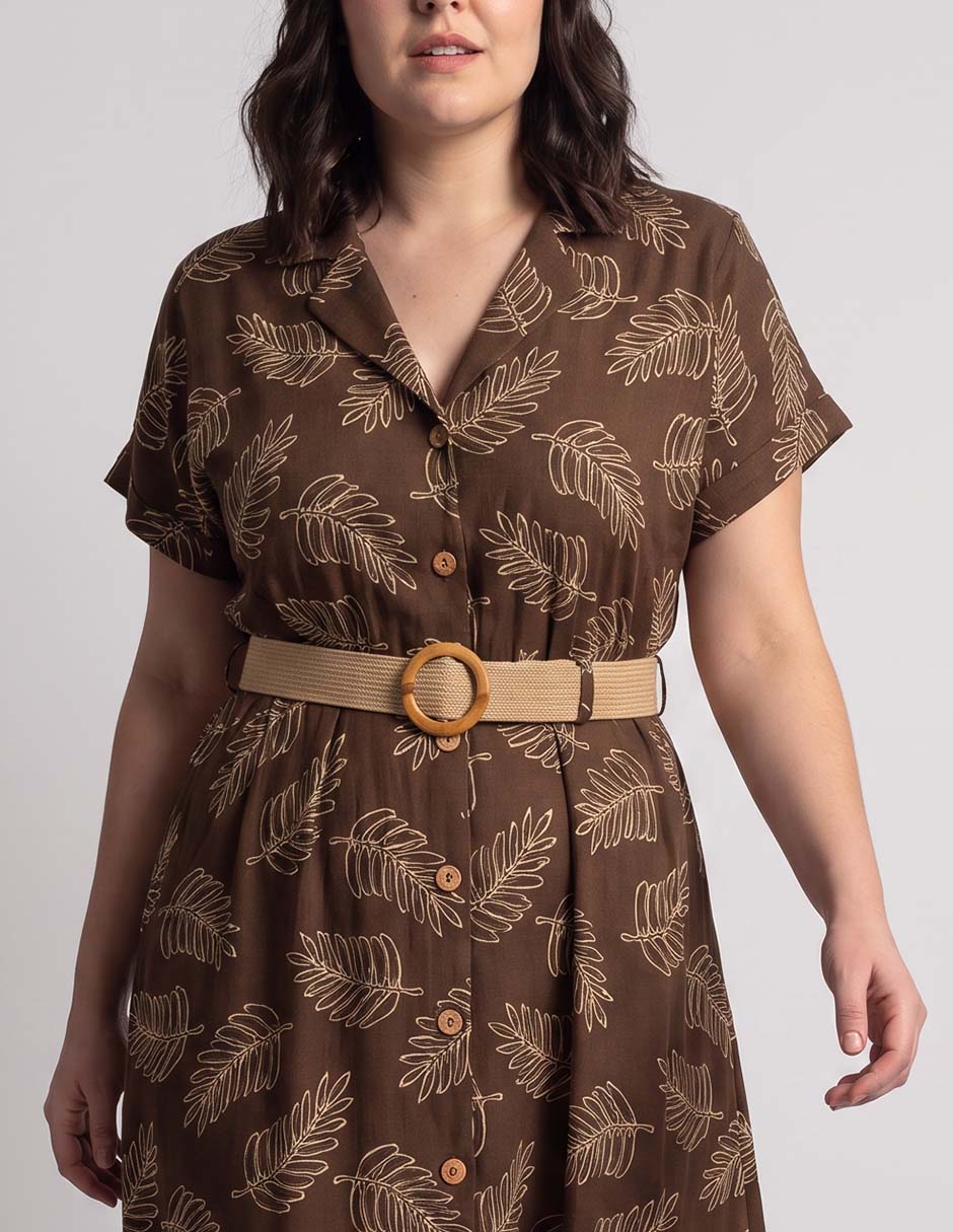 Vestido crop casual Davinchy para mujer