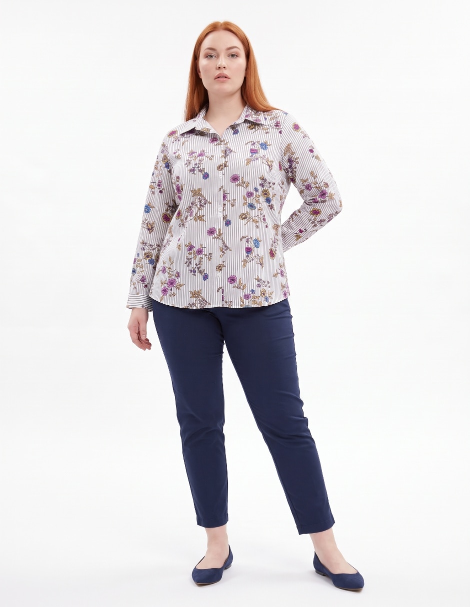 Blusa manga larga para mujer 3