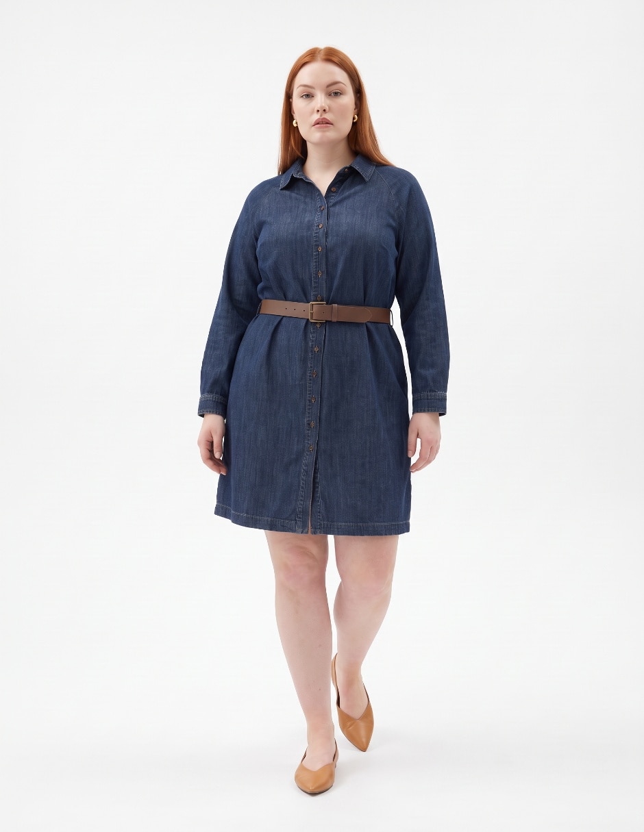 Vestido arriba rodilla casual para mujer 4