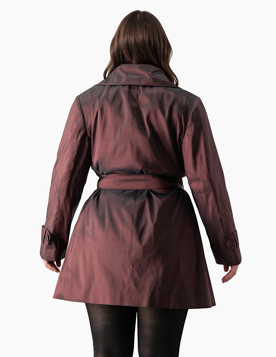 Gabardina con bolsillos para mujer 2