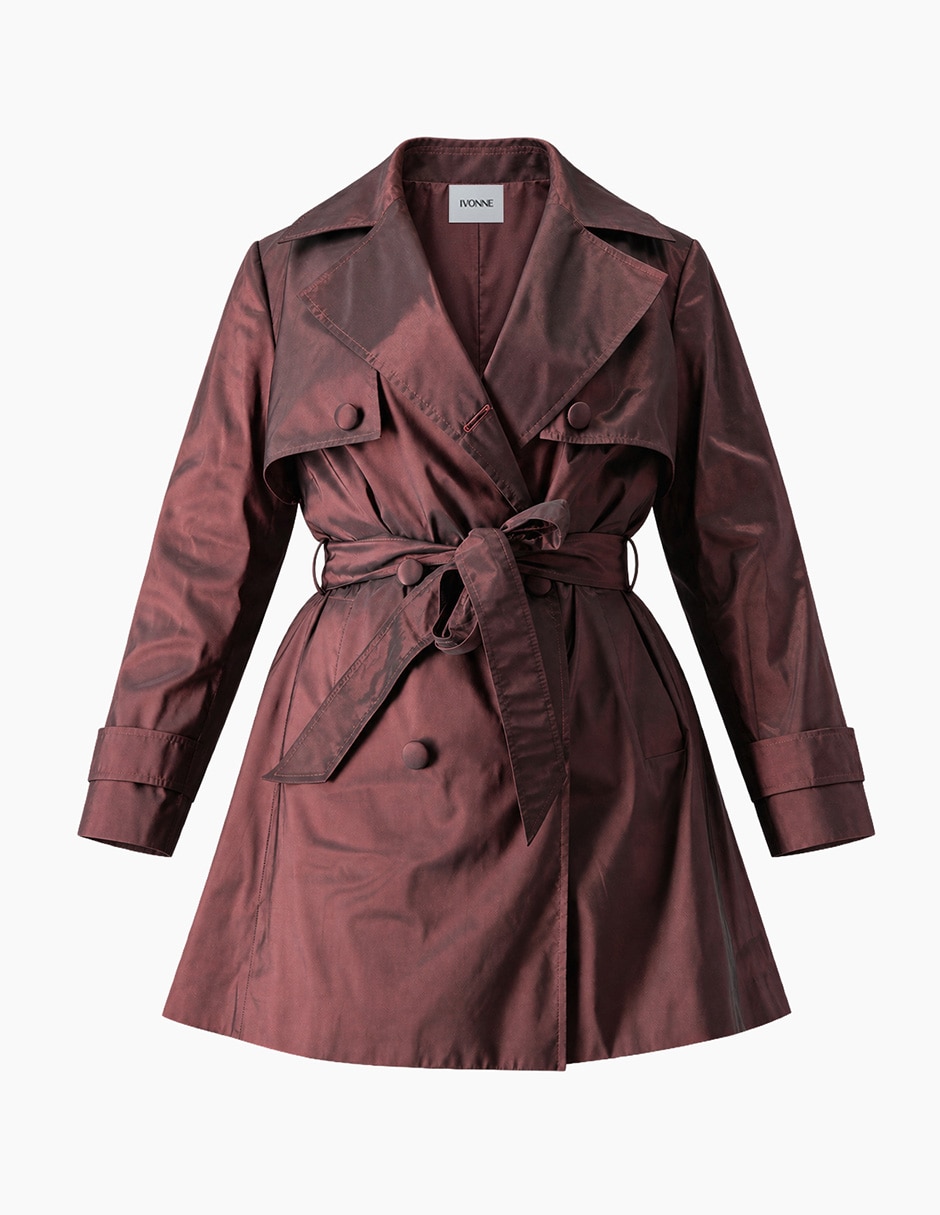 Gabardina con bolsillos para mujer 5