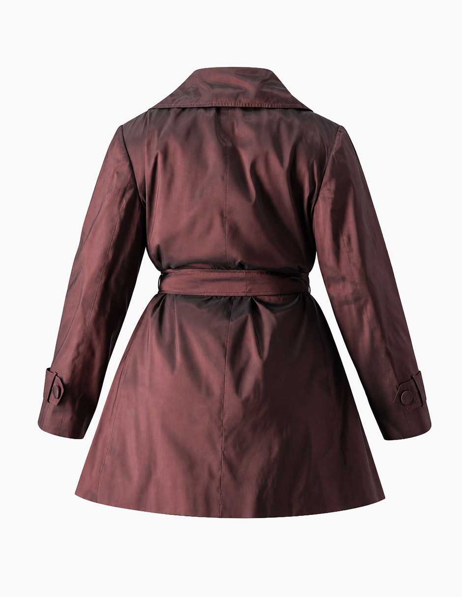 Gabardina con bolsillos para mujer 7