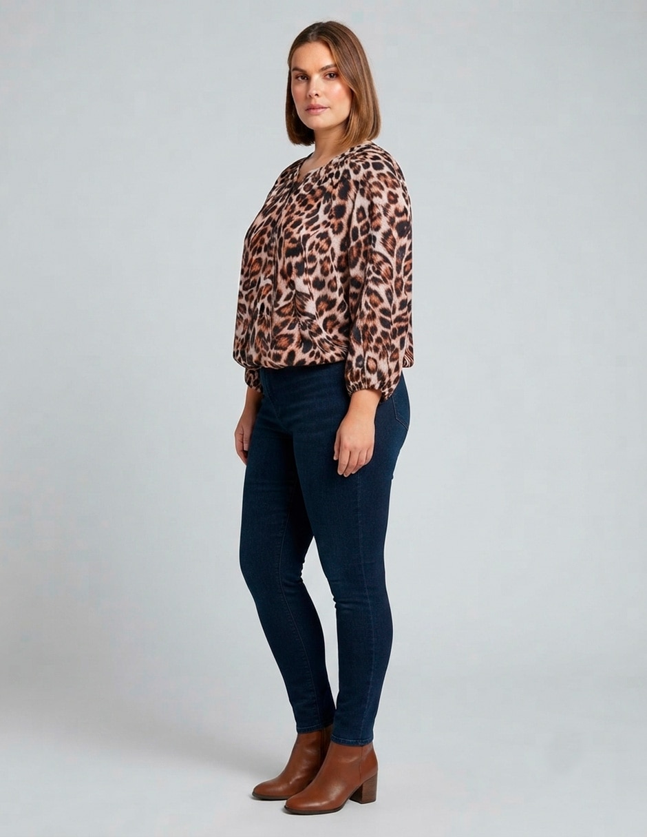 Blusa manga larga para mujer 4