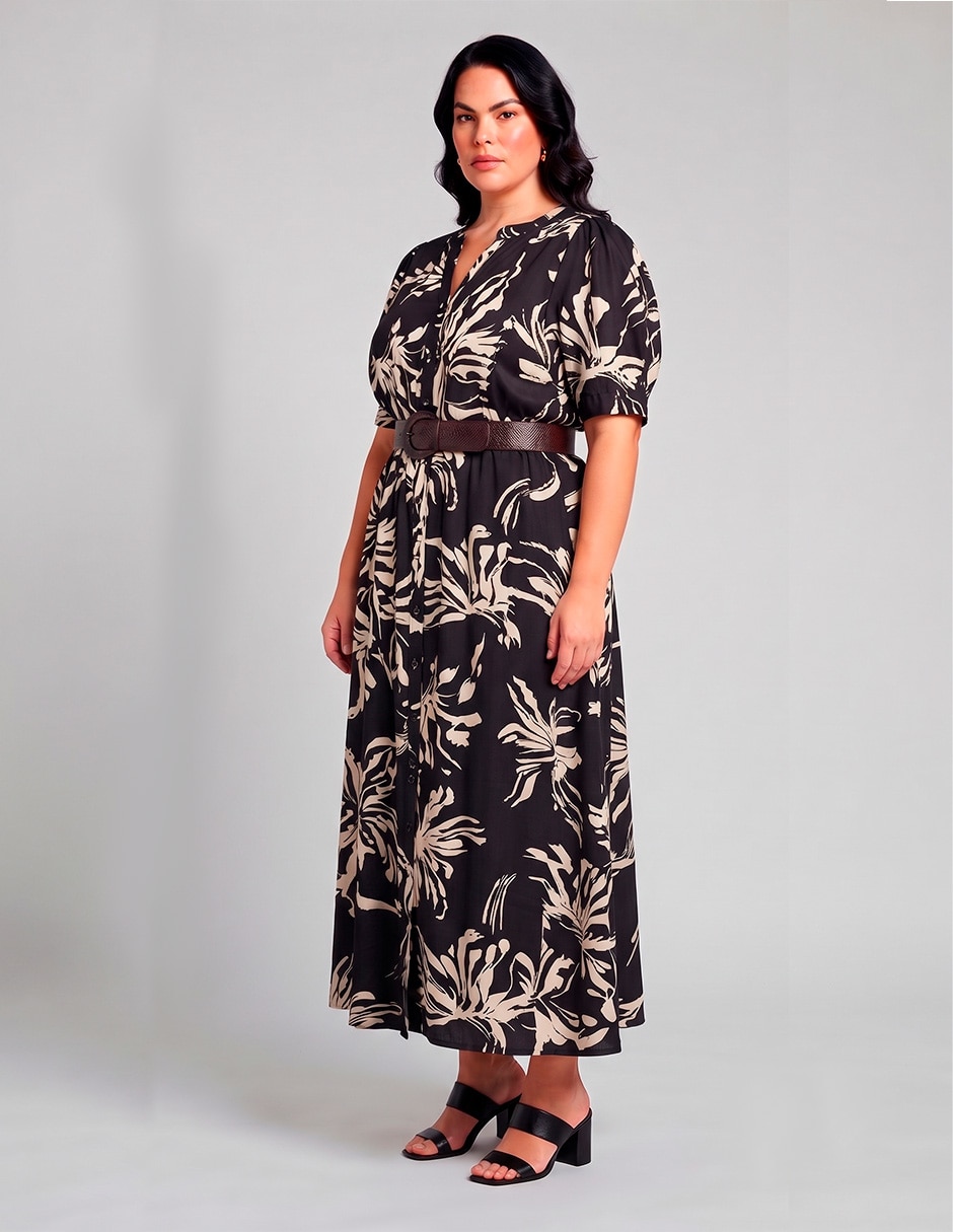 Vestido largo casual para mujer 4