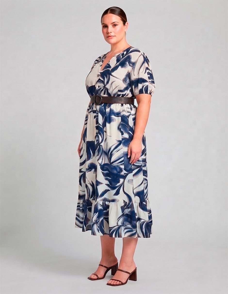 Vestido largo casual para mujer 4