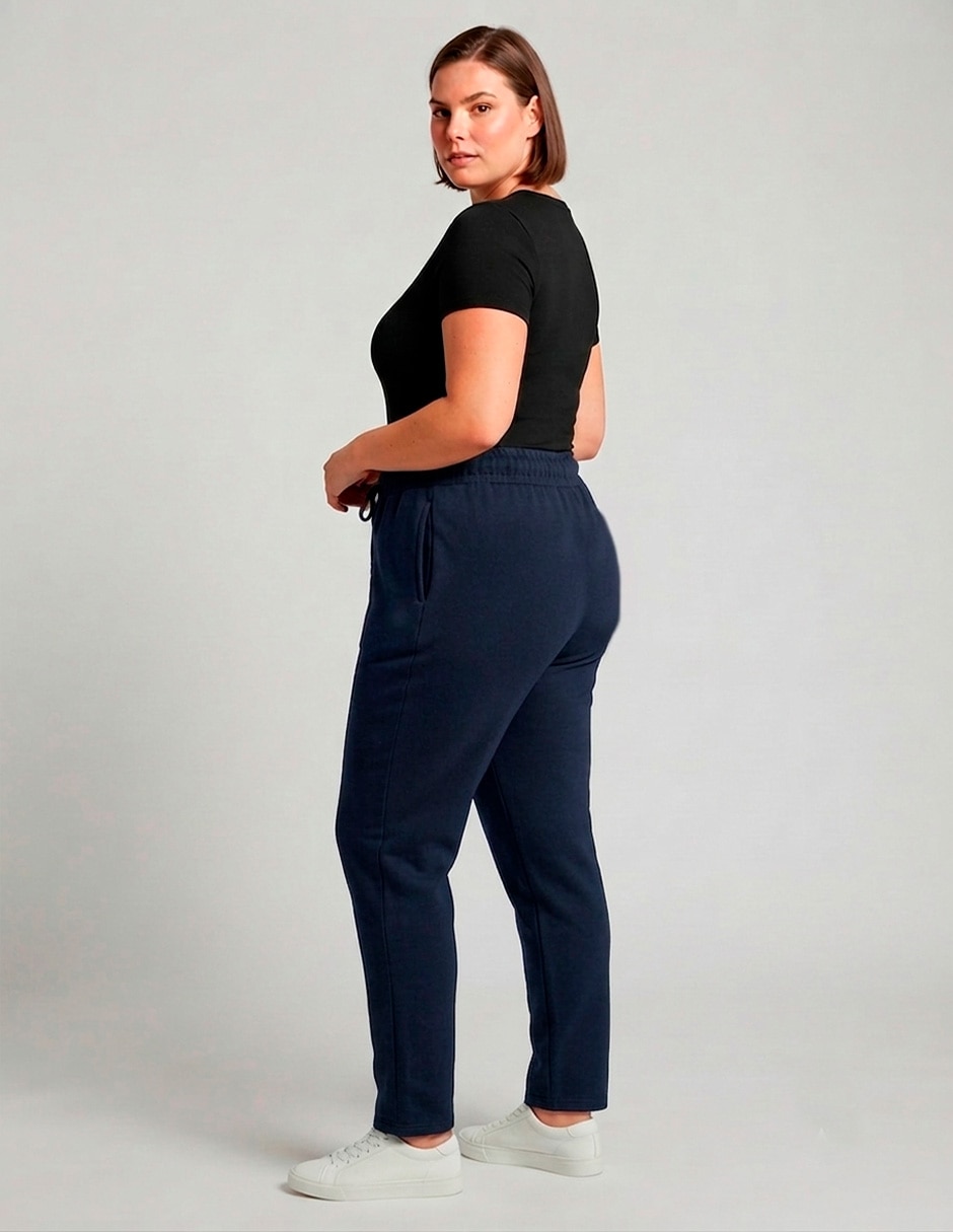 Pantalón regular pantalon recto para mujer 4