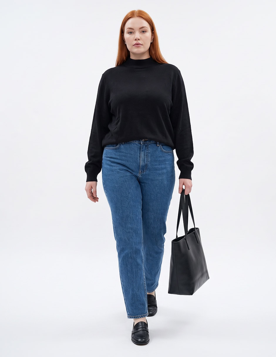 Suéter cuello redondo para mujer Suéter cuello redondo para mujer