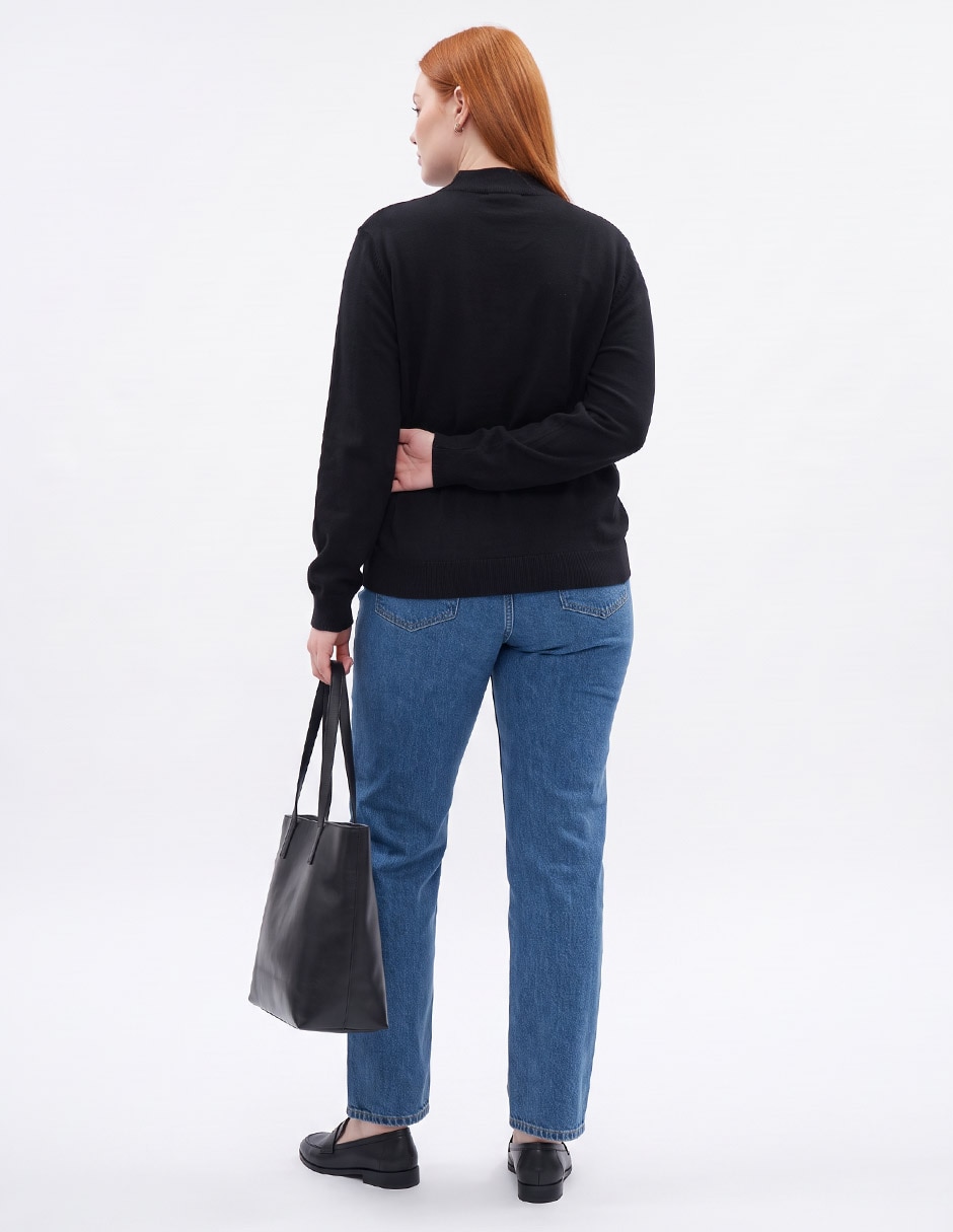 Suéter cuello redondo para mujer 3