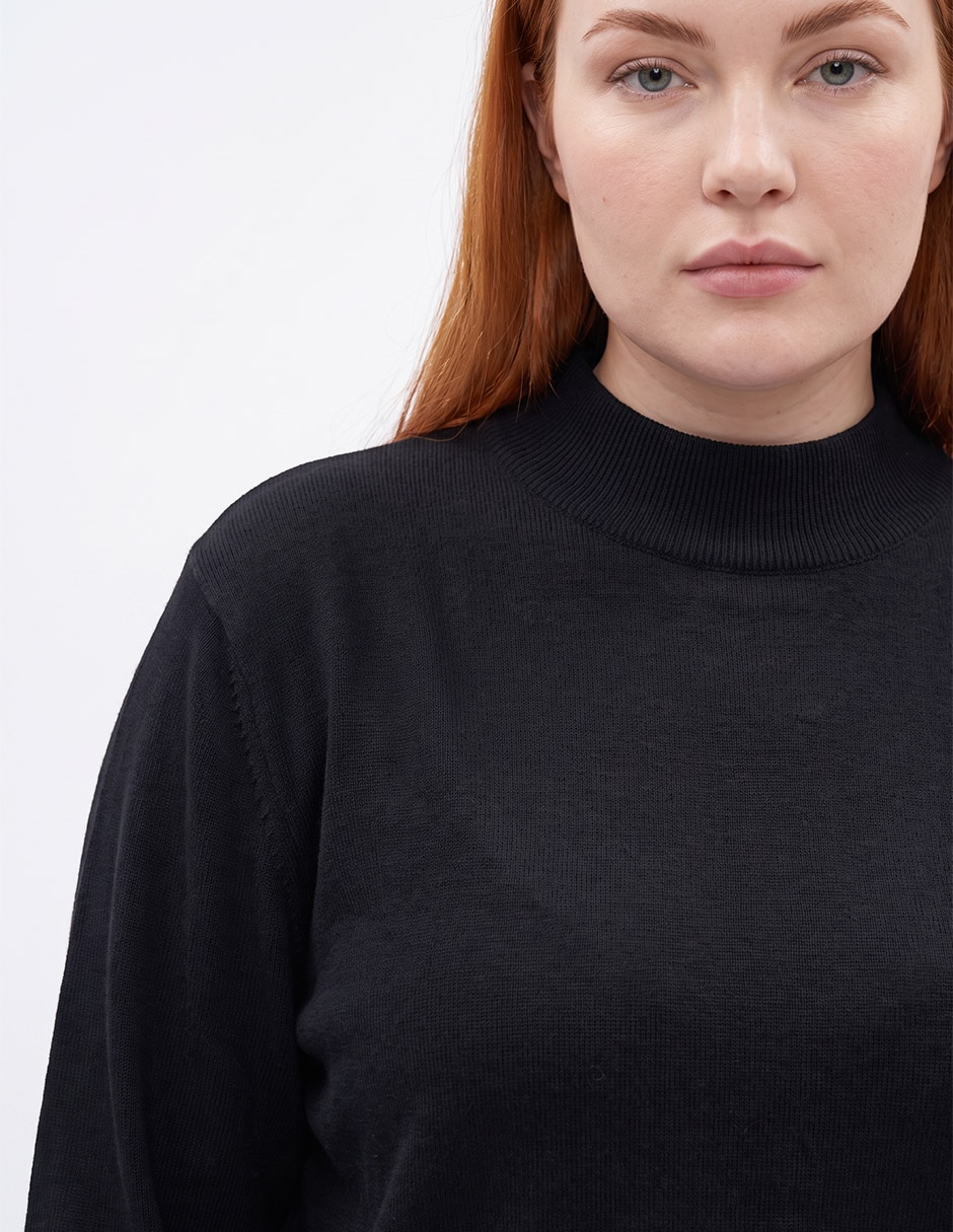Suéter cuello redondo para mujer 2