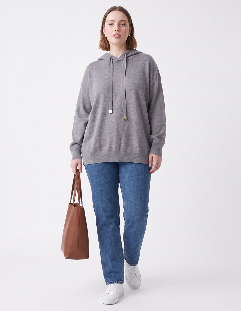 Suéter cuello redondo para mujer 3