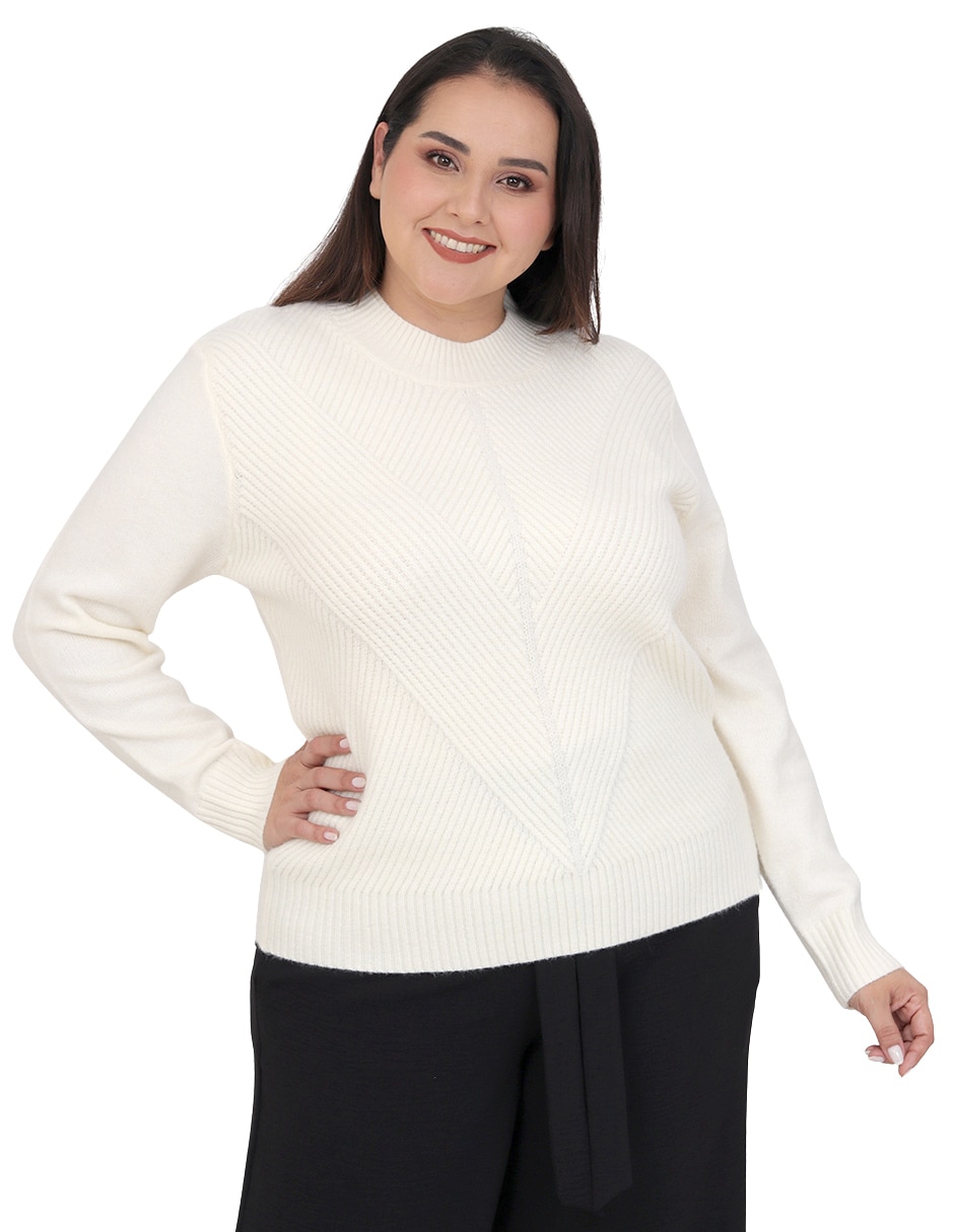 Suéter cuello redondo para mujer Suéter cuello redondo para mujer