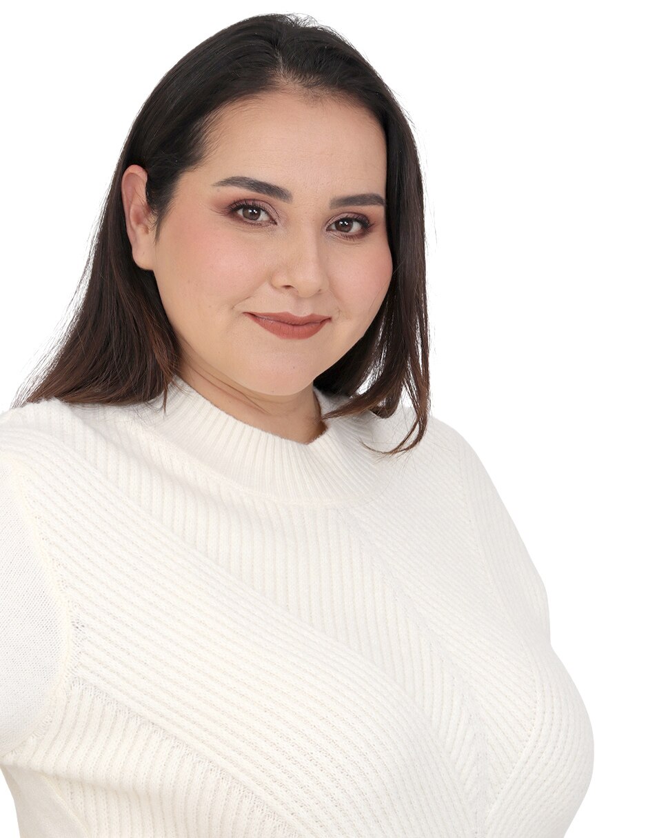 Suéter cuello redondo para mujer 4