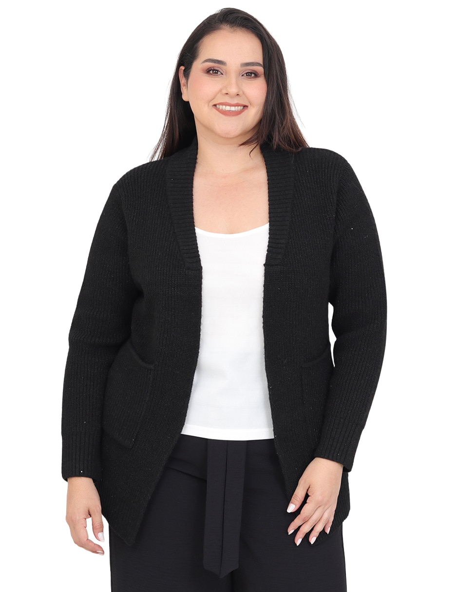 Suéter cuello abierto para mujer