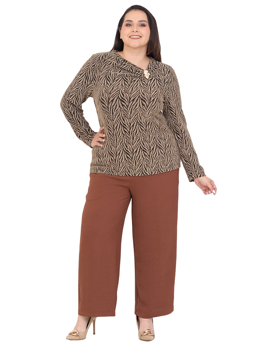 Blusa grupo praga manga larga para mujer 6