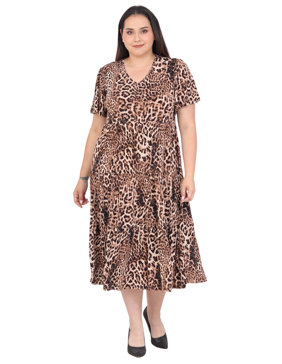 Vestido midi formal grupo moravia para mujer Vestido midi formal grupo moravia para mujer