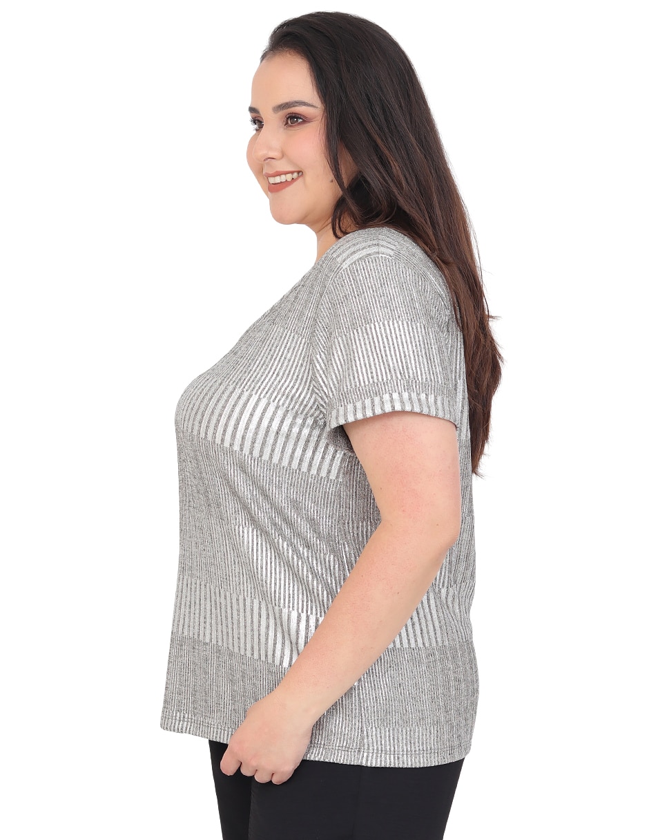 Blusa grupo moravia manga corta para mujer 2