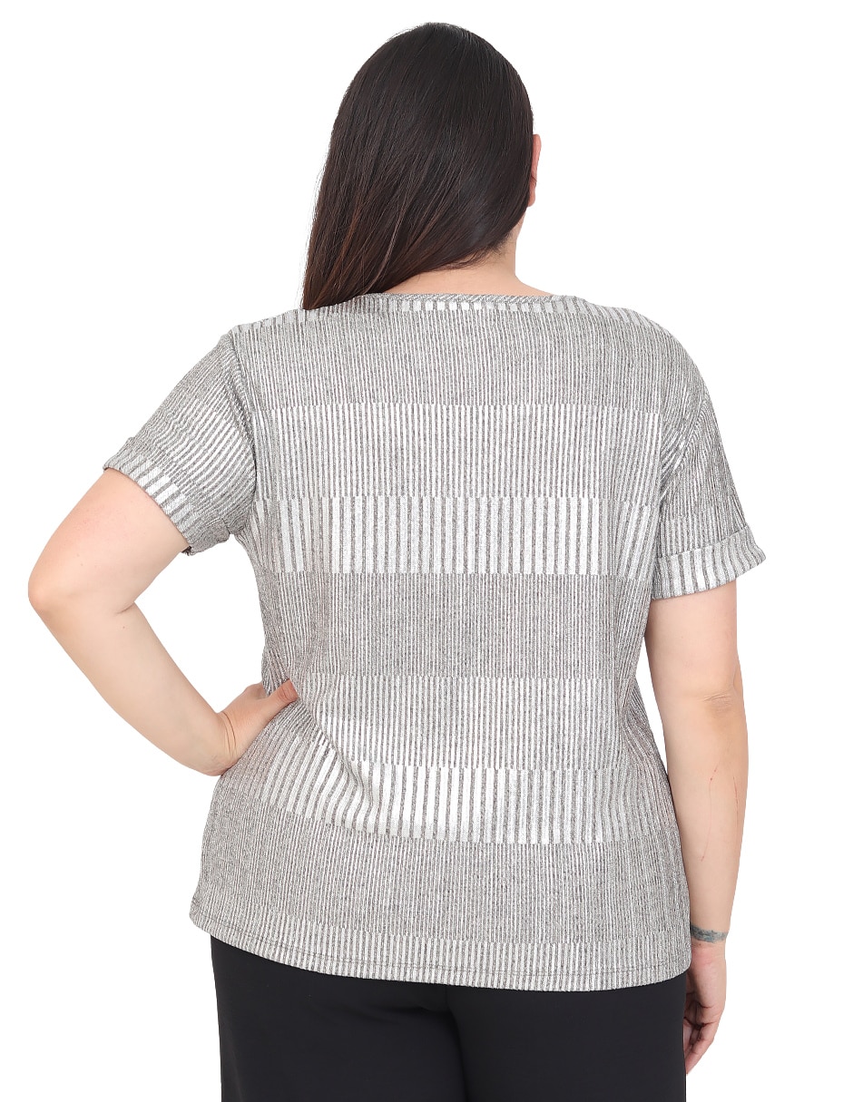 Blusa grupo moravia manga corta para mujer 3