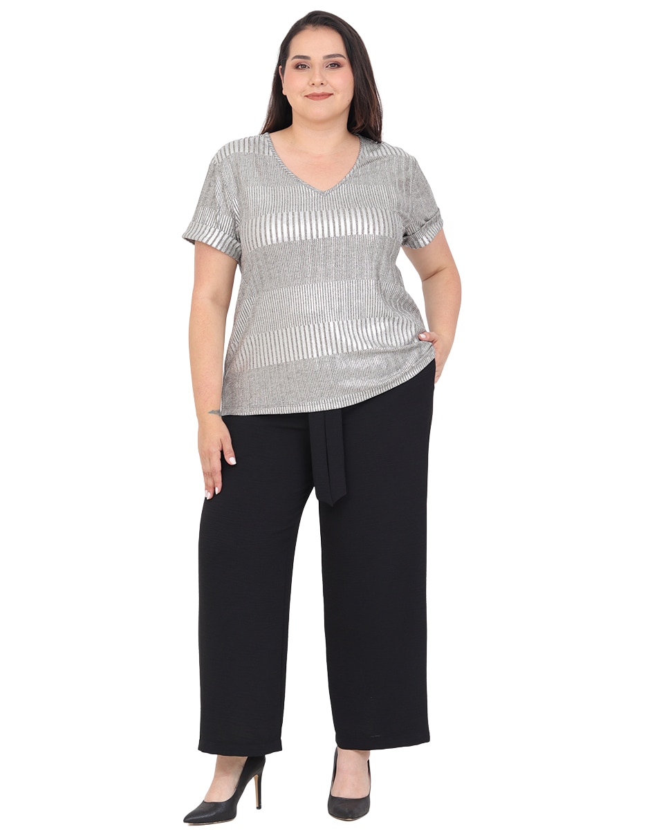 Blusa grupo moravia manga corta para mujer 4