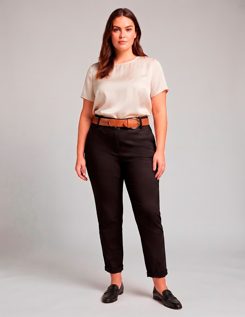 Pantalón recto para mujer
