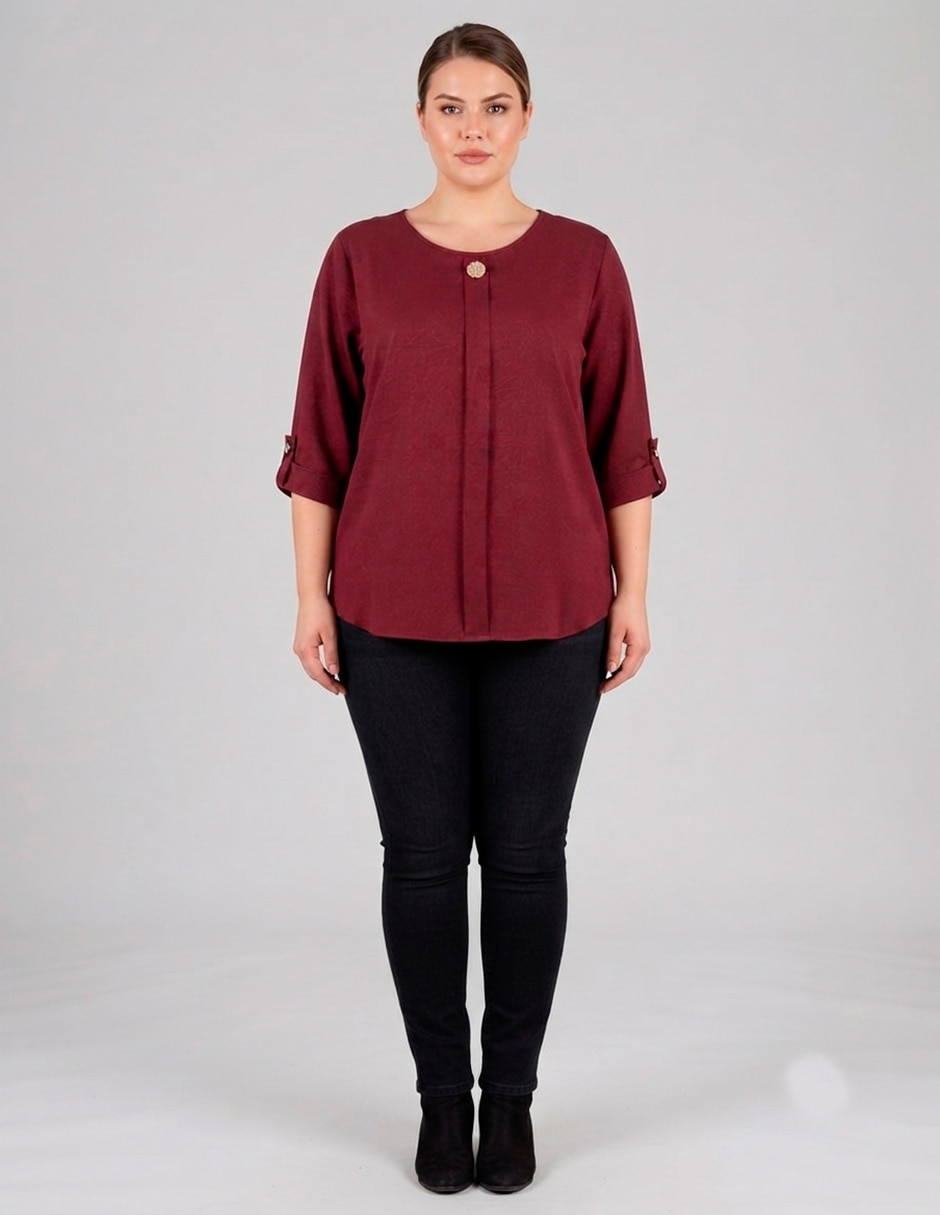 Blusa manga 3/4 para mujer 1