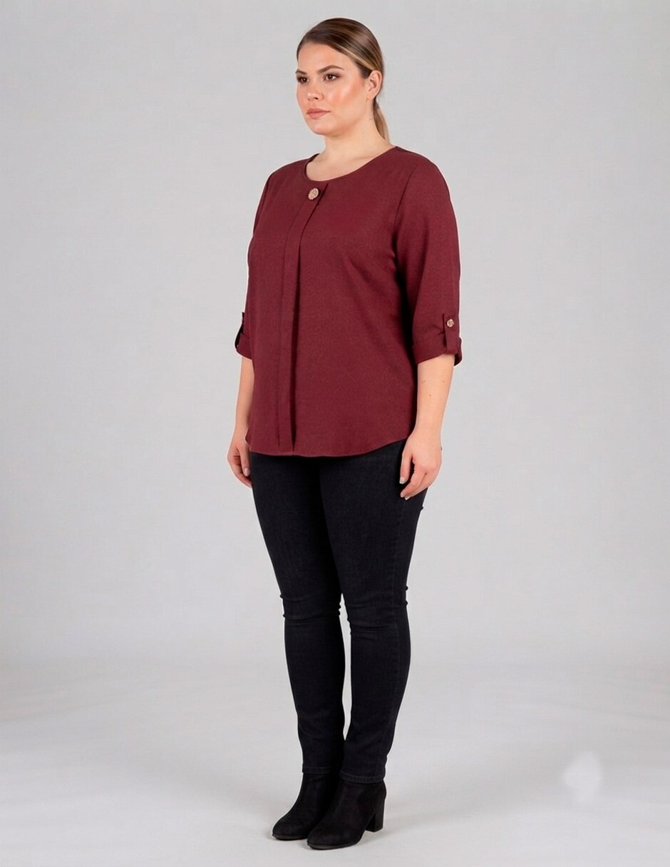Blusa manga 3/4 para mujer 2
