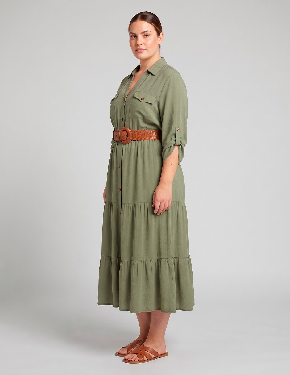Vestido largo casual para mujer 2