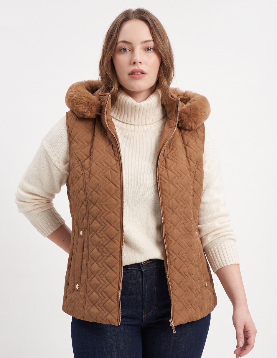 Chaleco capitonado para mujer