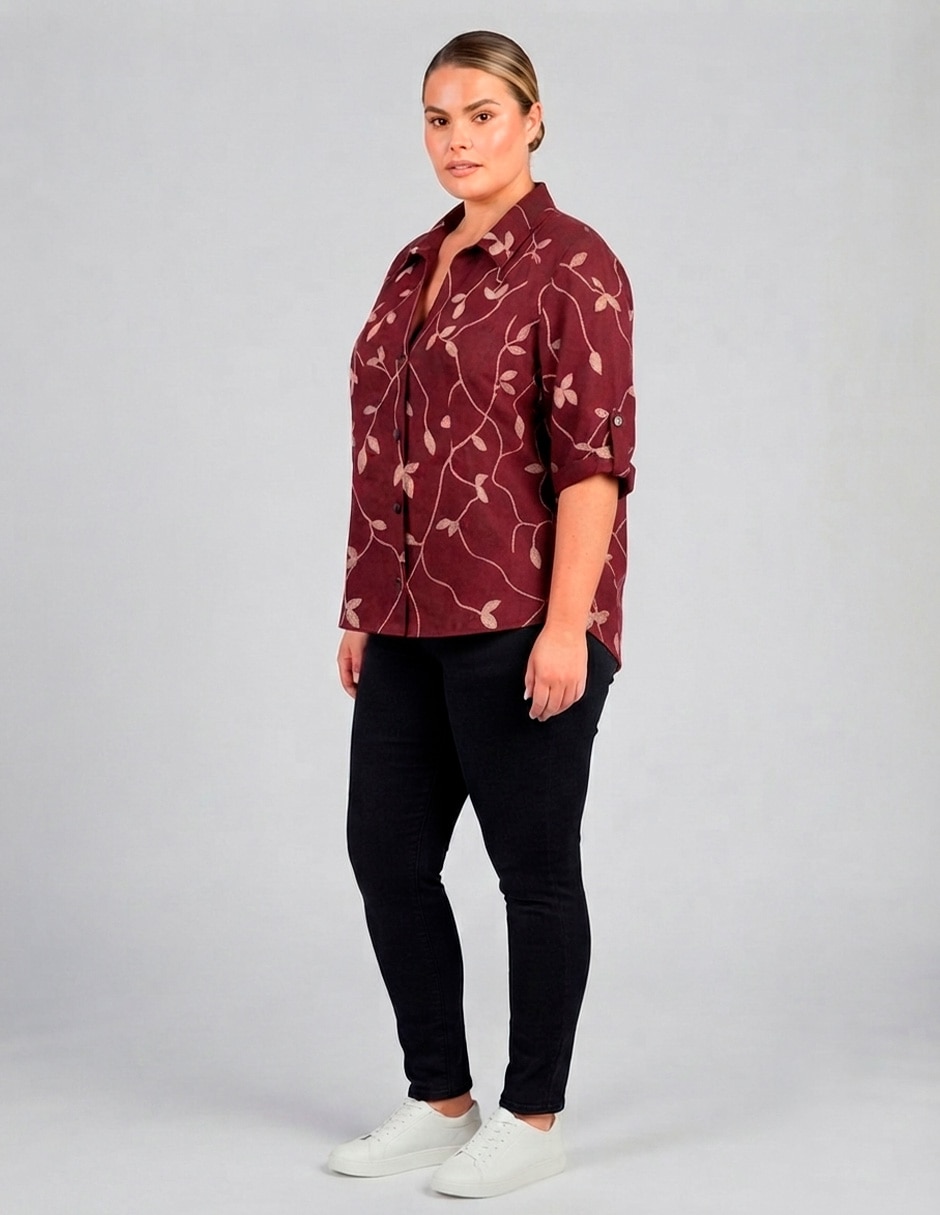Blusa manga 3/4 para mujer 2