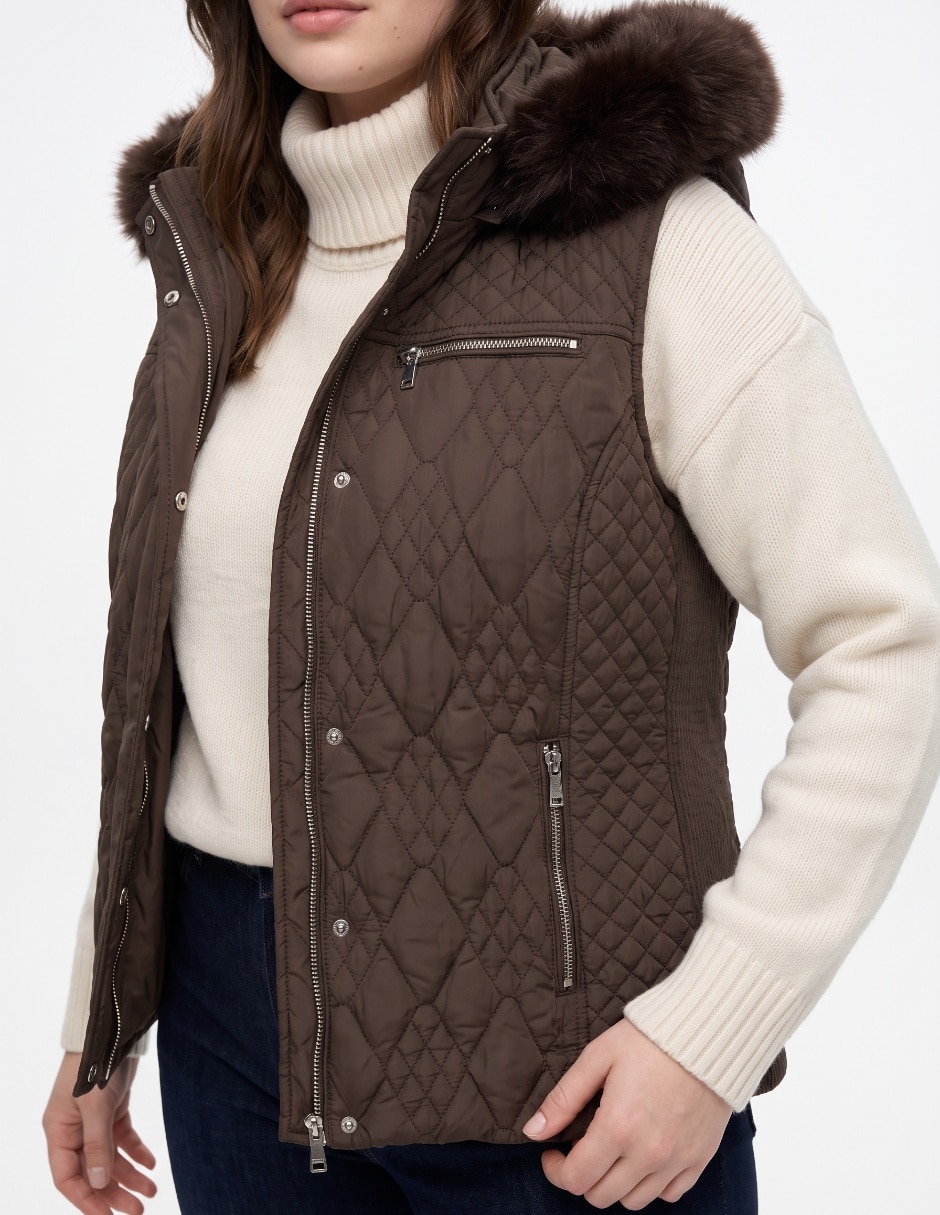 Chaleco capitonado para mujer 4
