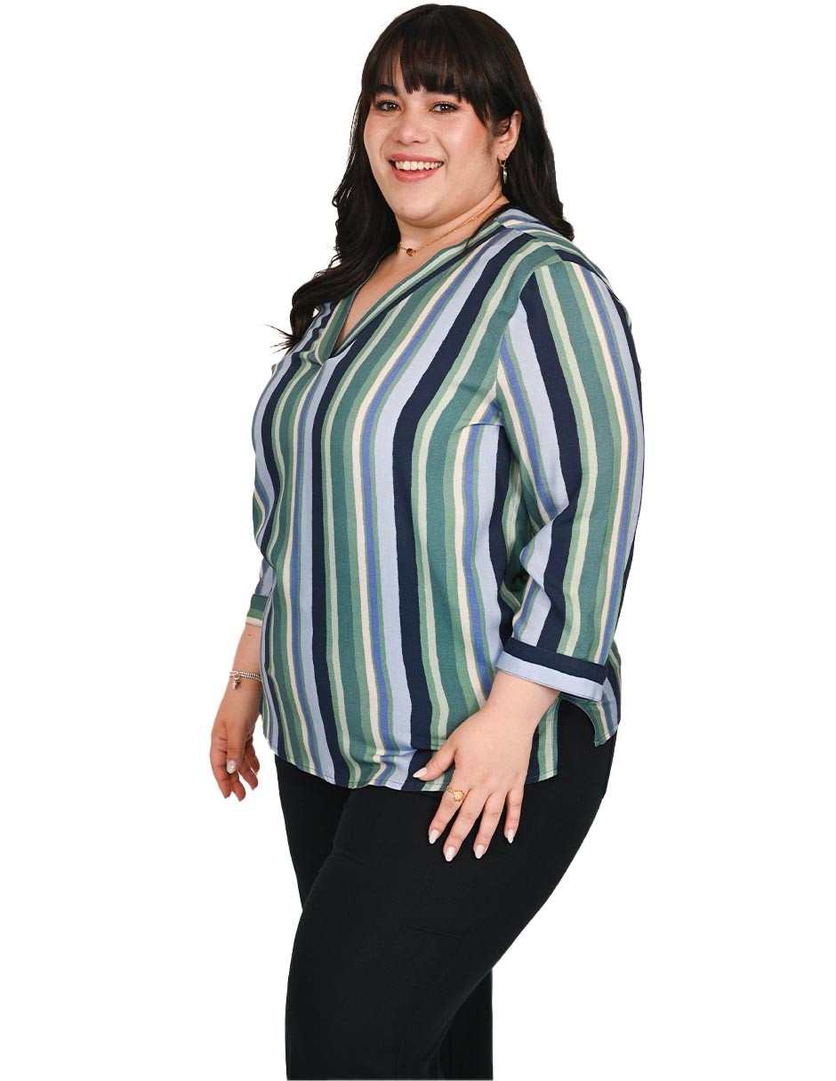 Blusa manga 3/4 para mujer 3