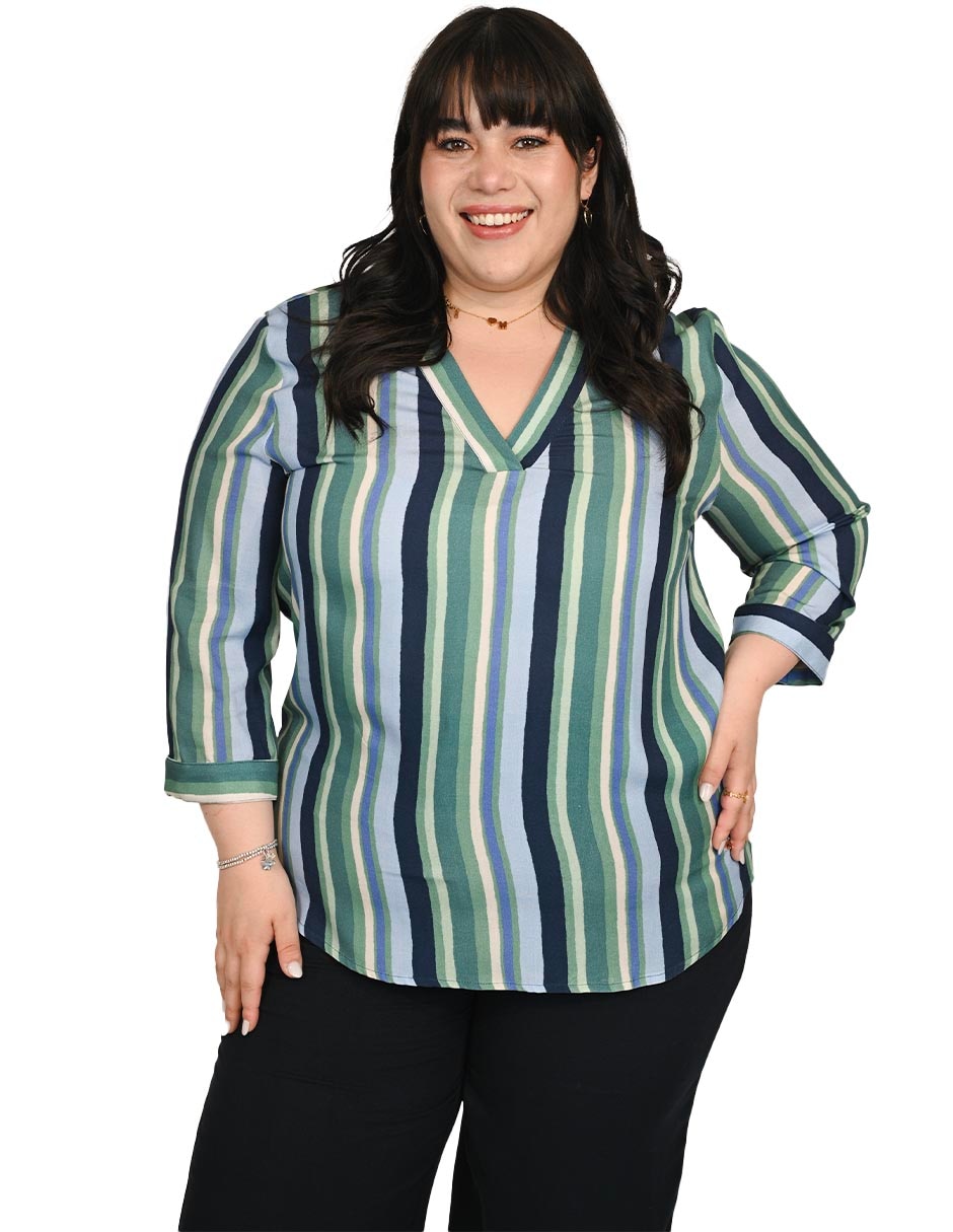 Blusa manga 3/4 para mujer 4