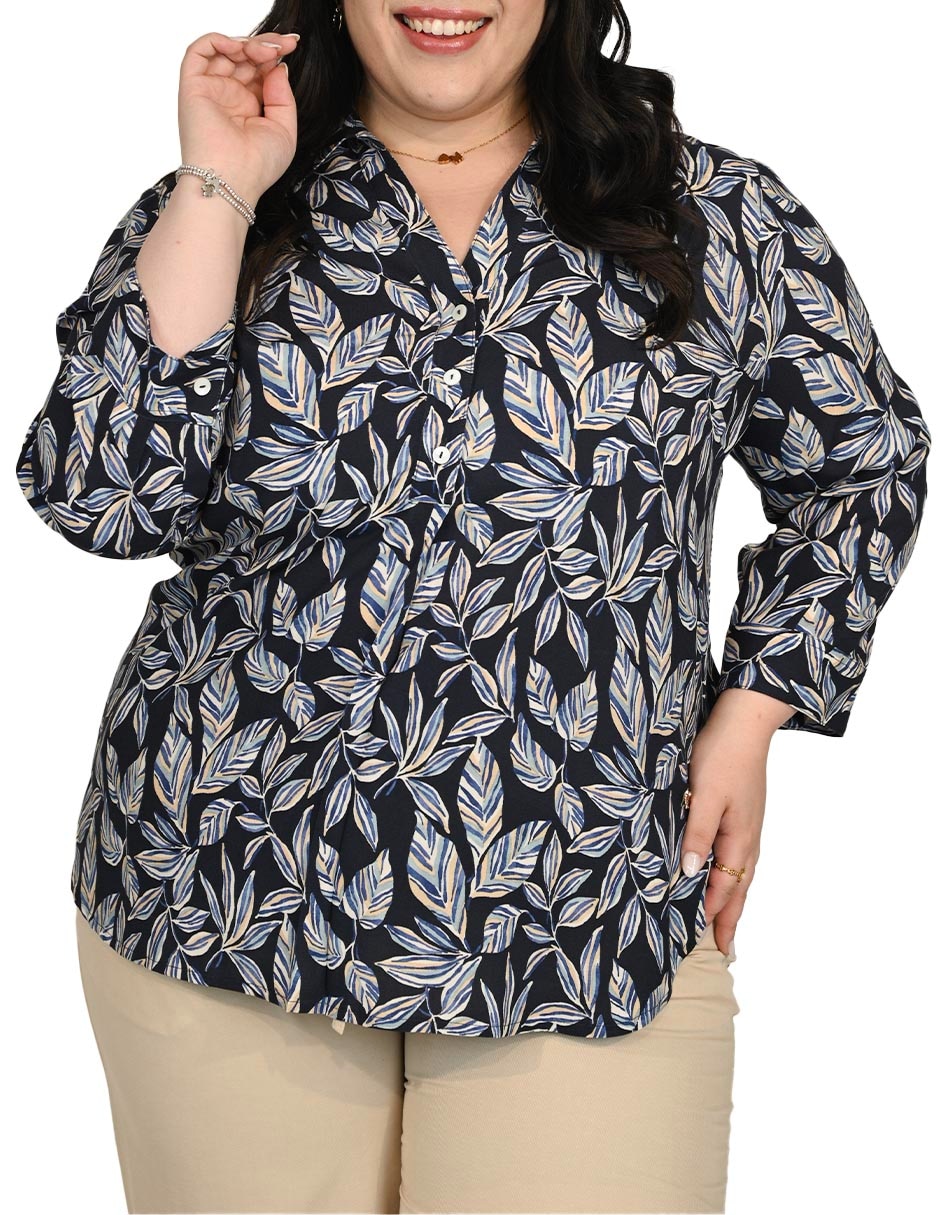 Blusa manga 3/4 para mujer 4