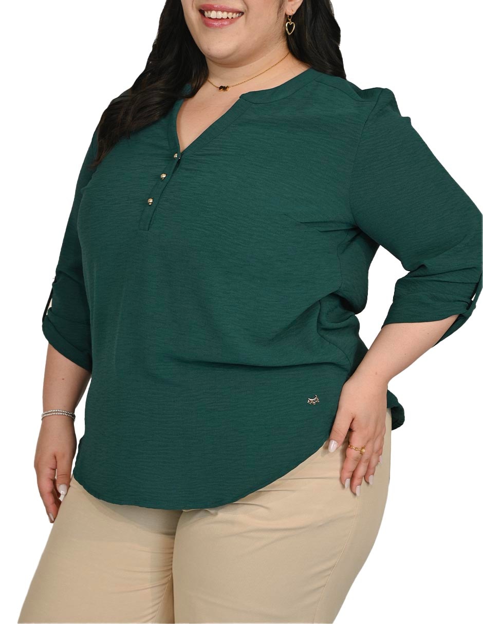 Blusa manga 3/4 para mujer 2