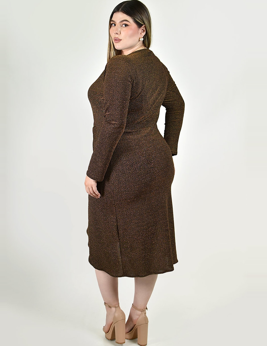 Vestido a la rodilla fiesta para mujer 3