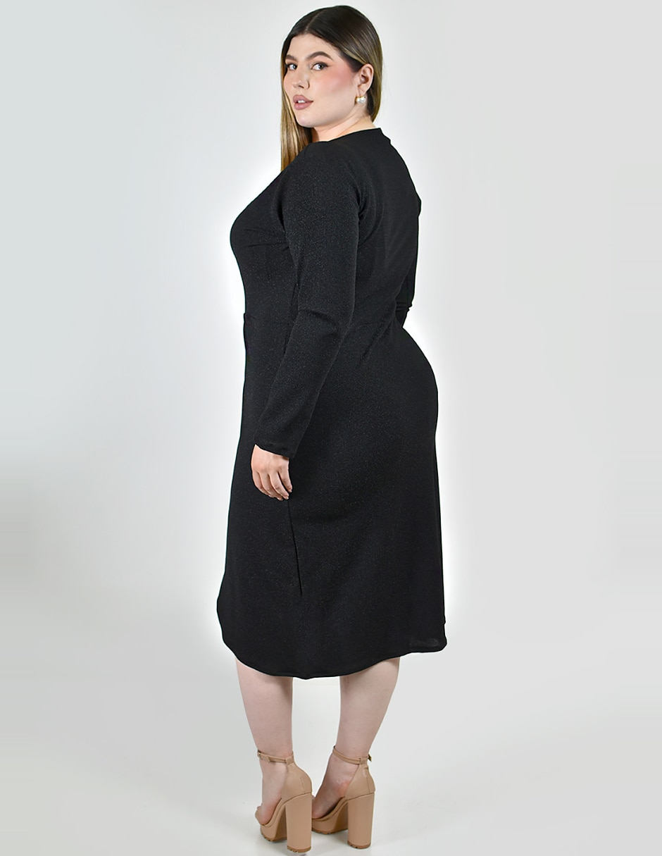 Vestido a la rodilla fiesta para mujer 3