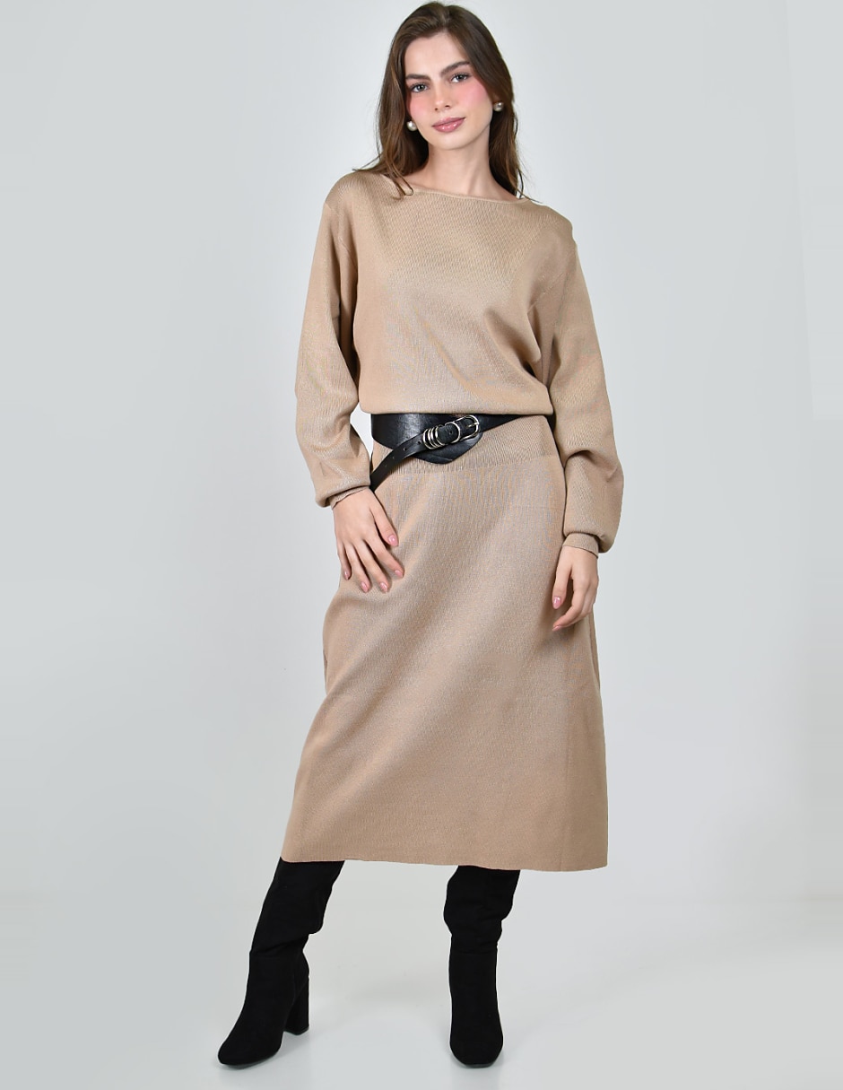 Vestido midi casual para mujer 2