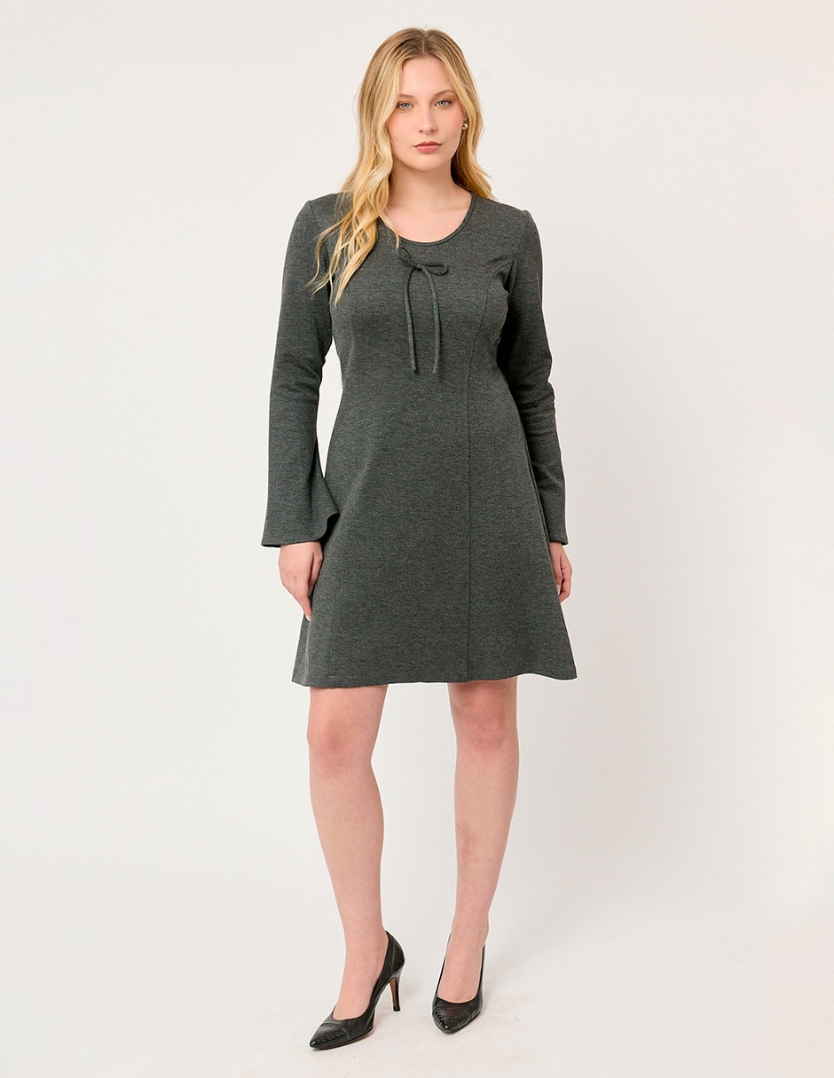 Vestido a la rodilla casual gales para mujer Vestido a la rodilla casual gales para mujer
