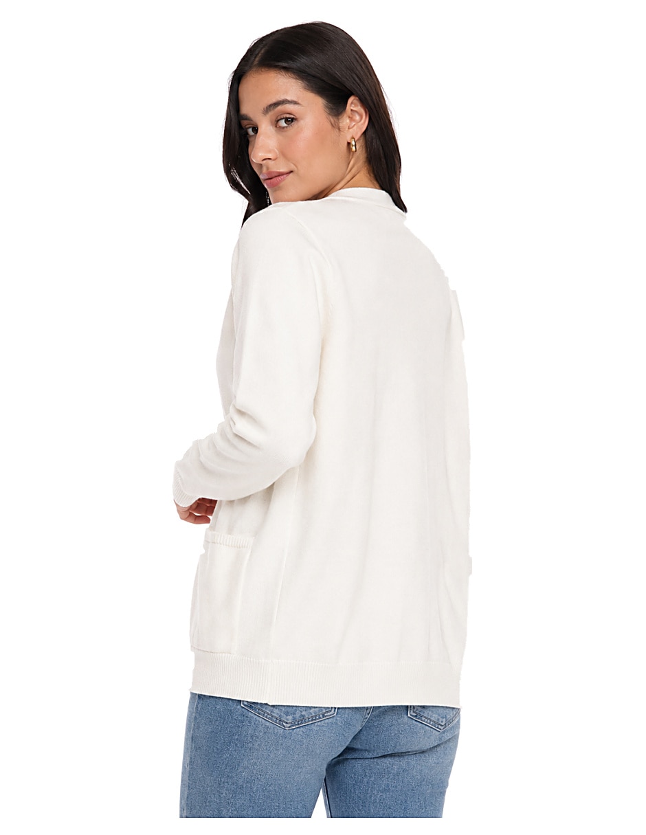 Suéter cuello v para mujer 2