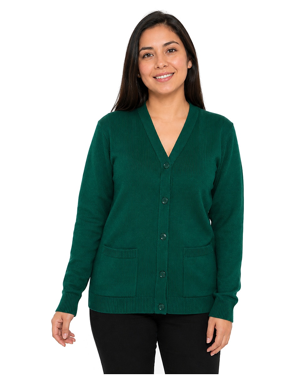 Suéter cuello v para mujer 7