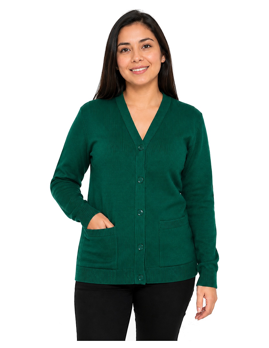 Suéter cuello v para mujer 3